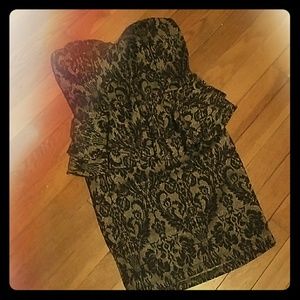 Gold and black dress